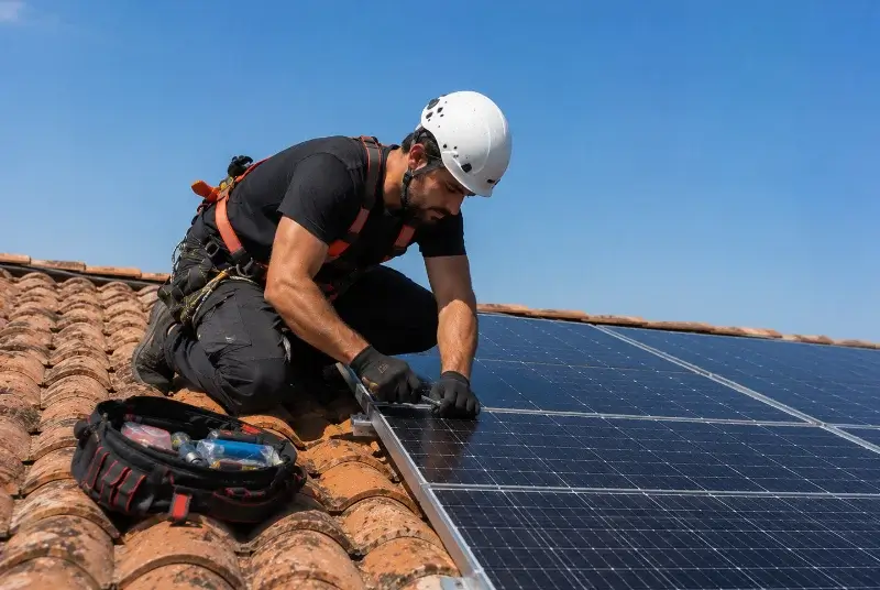 Maintenance et monitoring de panneaux solaires à Sannes