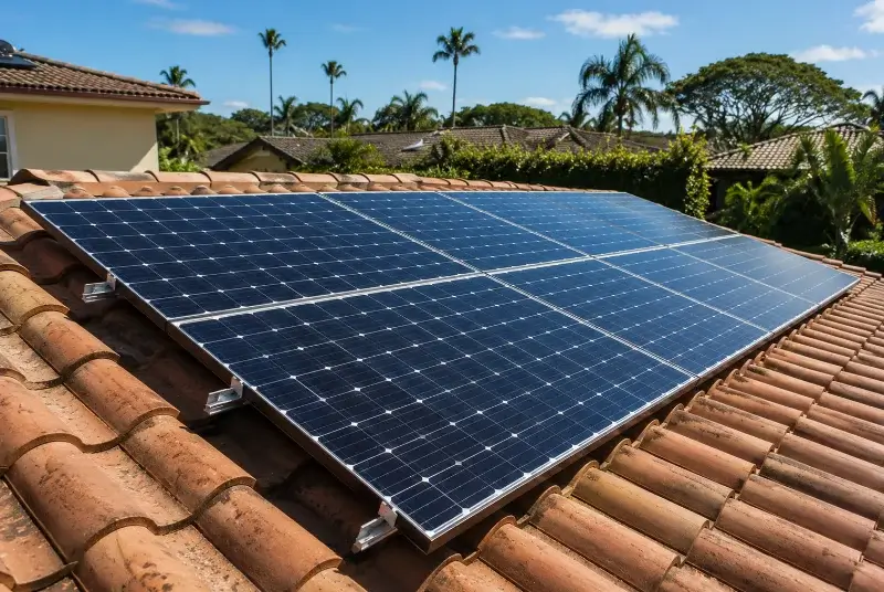 Installation de panneaux solaires à Sannes